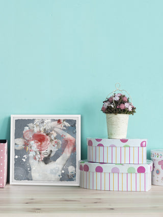 "She Who Dares" Framed Painting Print, 12x12