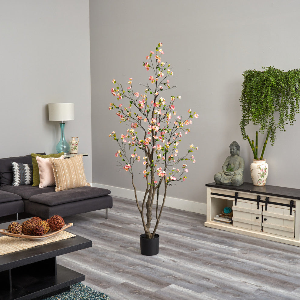 6.5' Cherry Blossom Artificial Tree