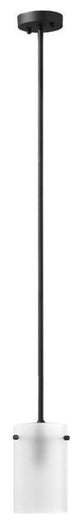 Effimero 1-Light Stem Hung Pendant Lamp, Medium, Black