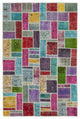 Rug N Carpet - Handwoven Turkish 5' 5" x 8' 2" One-of-a-Kind Patchwork Rug