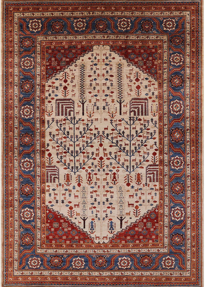 Ahgly Company Indoor Rectangle Mid-Century Modern Area Rugs, 2' x 5'