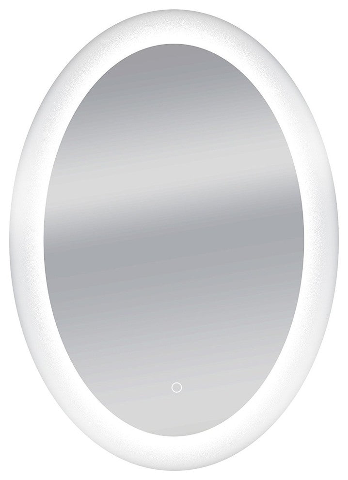 Dyconn Faucet Royal Oval Wall Mounted Backlit Vanity Bathroom LED Mirror, 25"x35