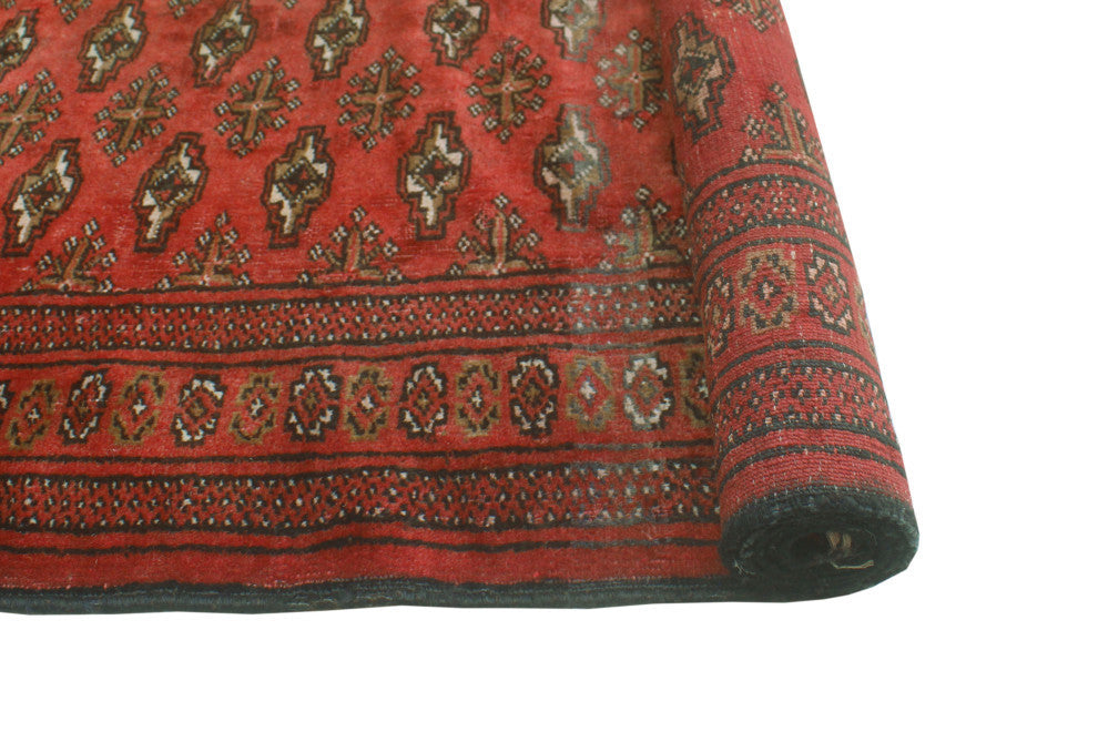 Semi-Antique Aleidis Red/Charcoal Rug, 3'9x5'3