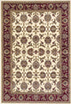 HomeRoots 9' x 13' Polypropylene Ivory or Red Area Rug