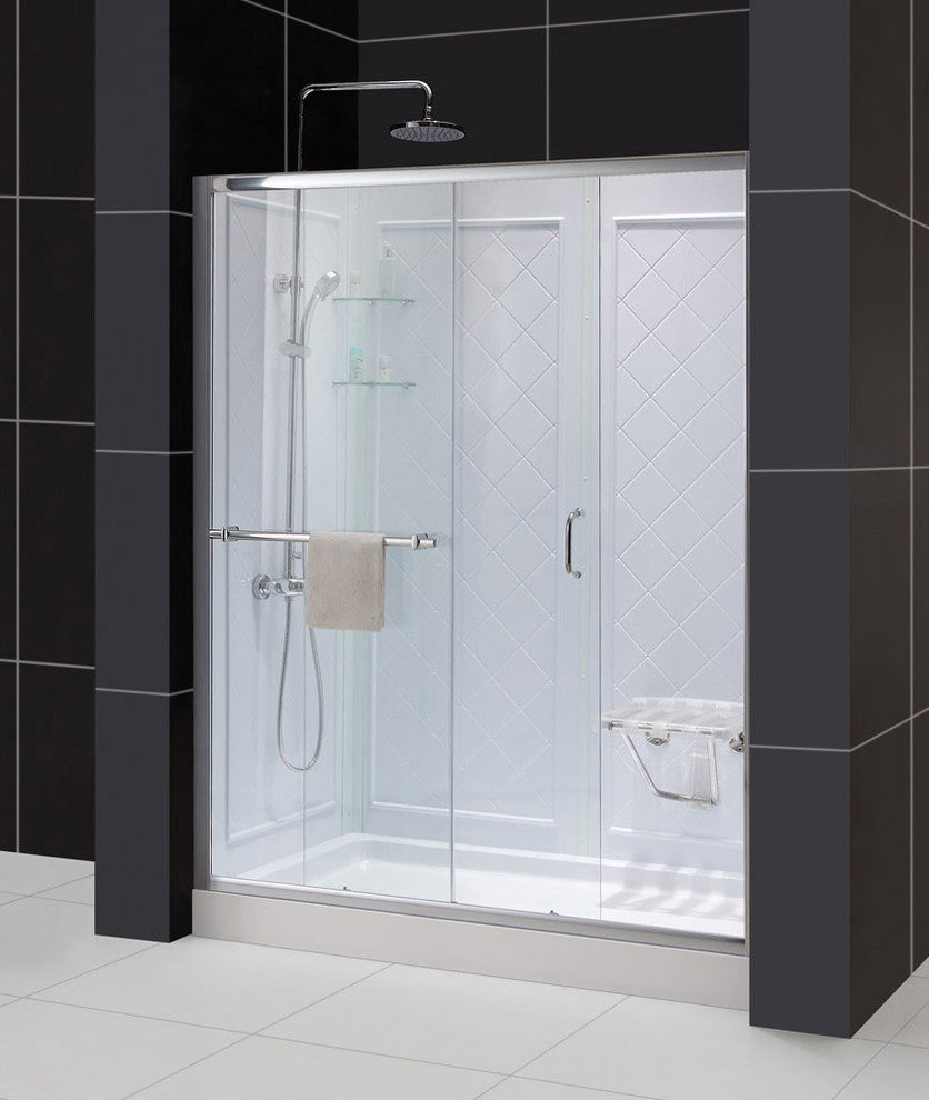 Dreamline SHST-01-PL Plastic Folding Shower Seat
