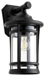 Quorum 718-15-69 One Light Outdoor Lantern, Black Finish
