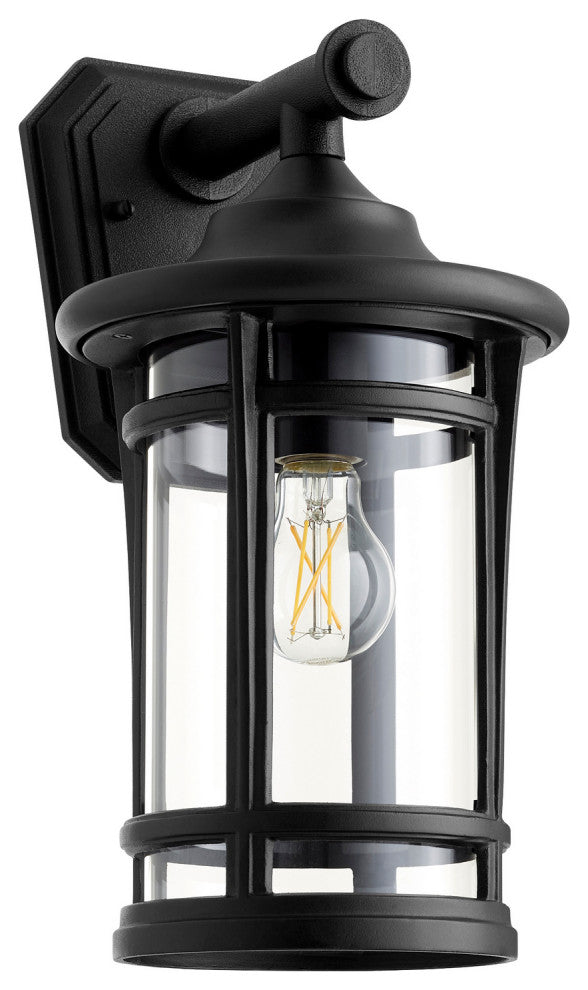 Quorum 718-15-69 One Light Outdoor Lantern, Black Finish