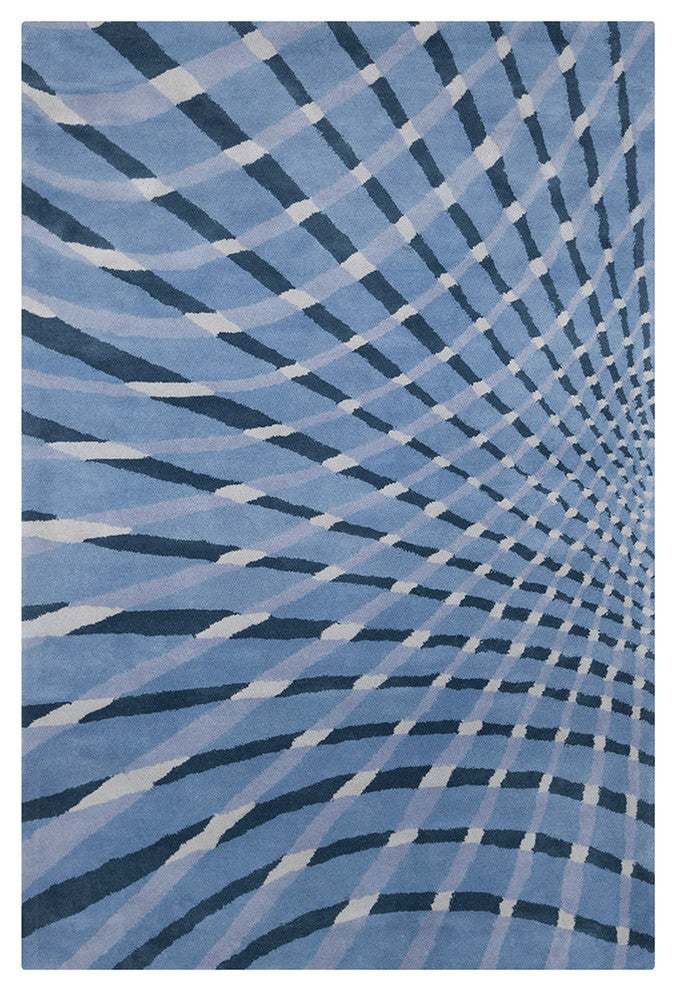 Allie Abstract Contemporary Area Rug, 5'x7'6"