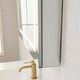 Santona Wall Medicine Cabinet, Frameless LED Mirror, Silver, 36"w X 32"h