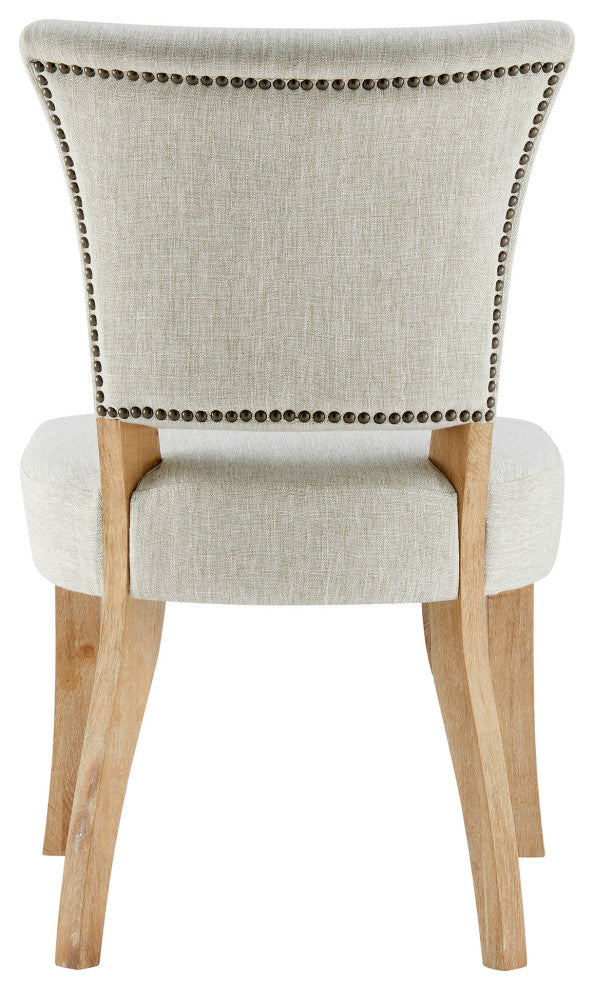 Austin Fabric Dining Side Chair, Rice
