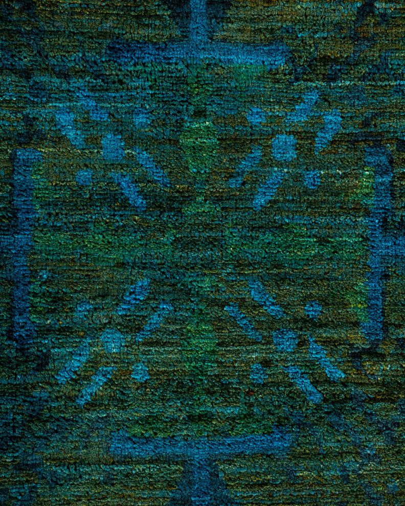 Suzani, One-of-a-Kind Handmade Area Rug Gray, 12' 2" x 11' 9"