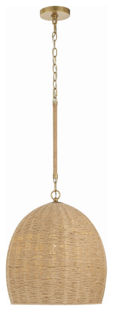 Jace 1-Light Pendant, Soft Gold