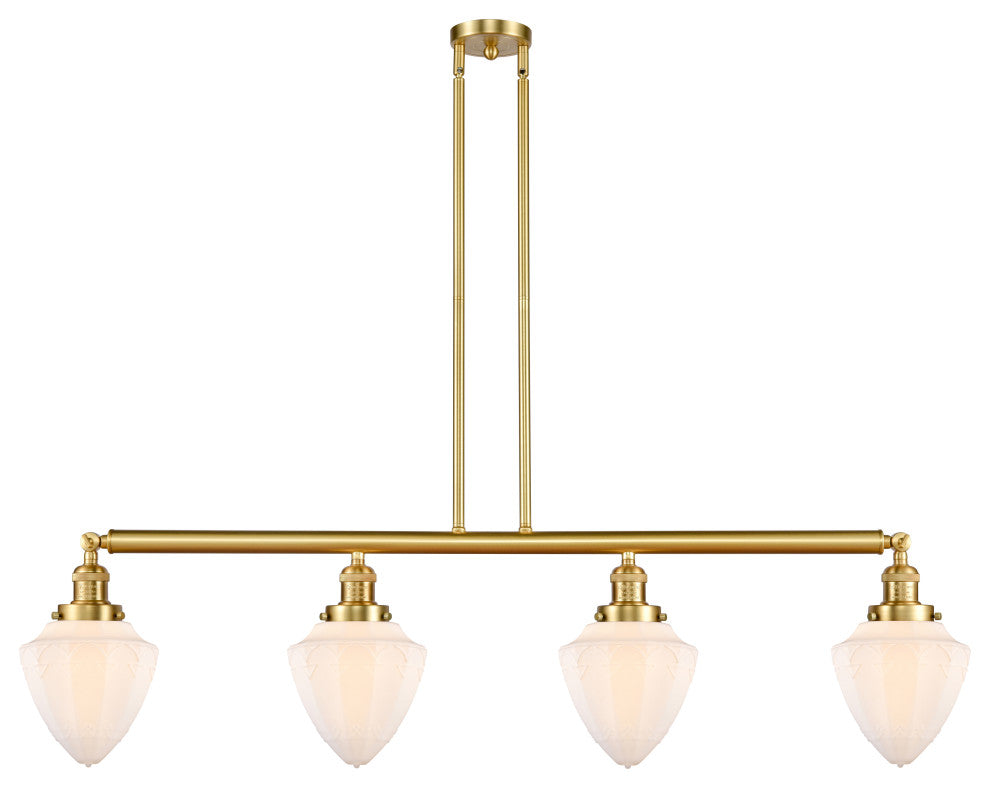 Innovations 214-SG-G661-7 4 Light Island Light, Satin Gold