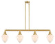 Innovations 214-SG-G661-7 4 Light Island Light, Satin Gold