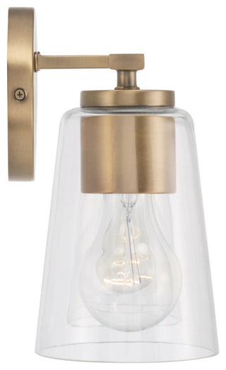 Capital Lighting 148641-537 Portman 4 Light 36"W Vanity Light - Aged Brass