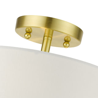Satin Brass Timeless, Transitional, Versatile, Semi Flush