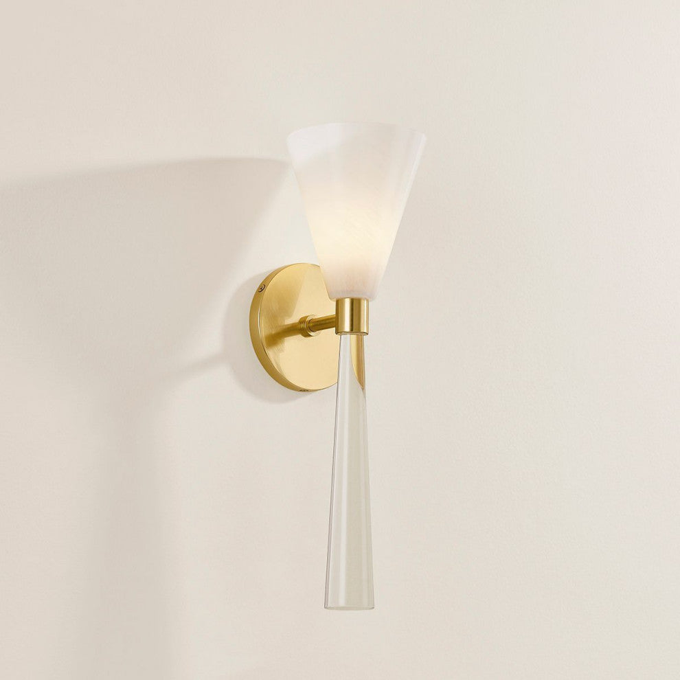 Mitzi Amara Wall Sconce Aged Brass