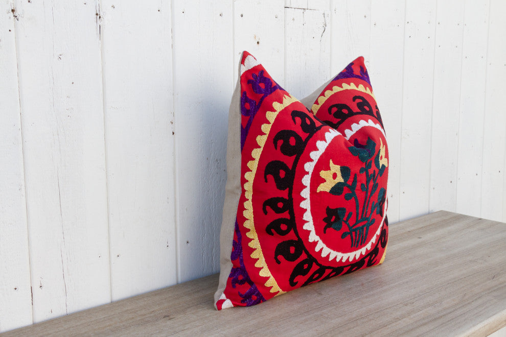 Ivy Large Suzani Pillow