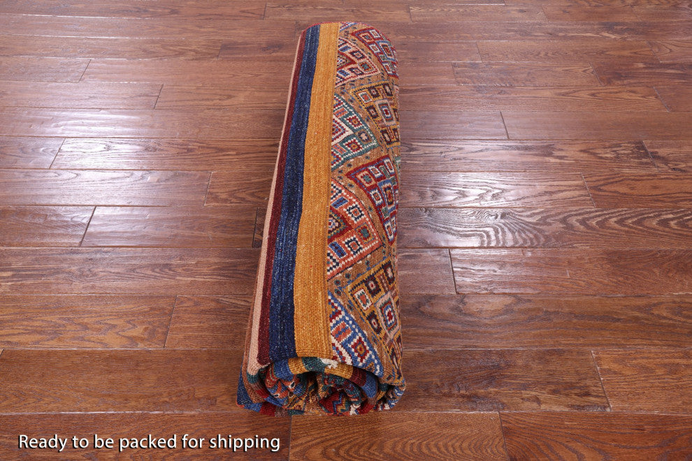6' 9" X 10' 1" Khorjin Super Kazak Hand Knotted Rug Q10753