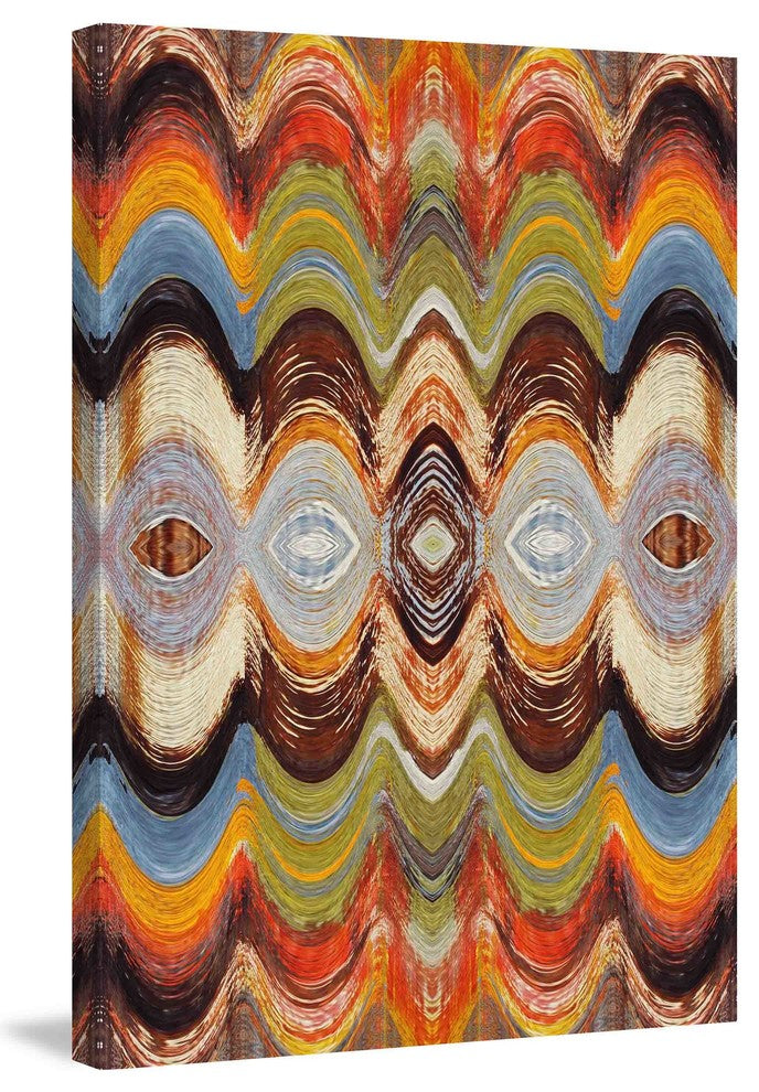 "Wavy Blends V" Painting Print on Canvas by Irena Orlov
