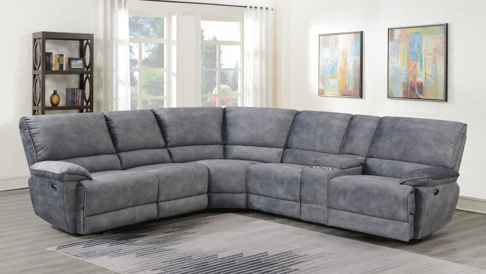 Simone Power Reclining Sectional