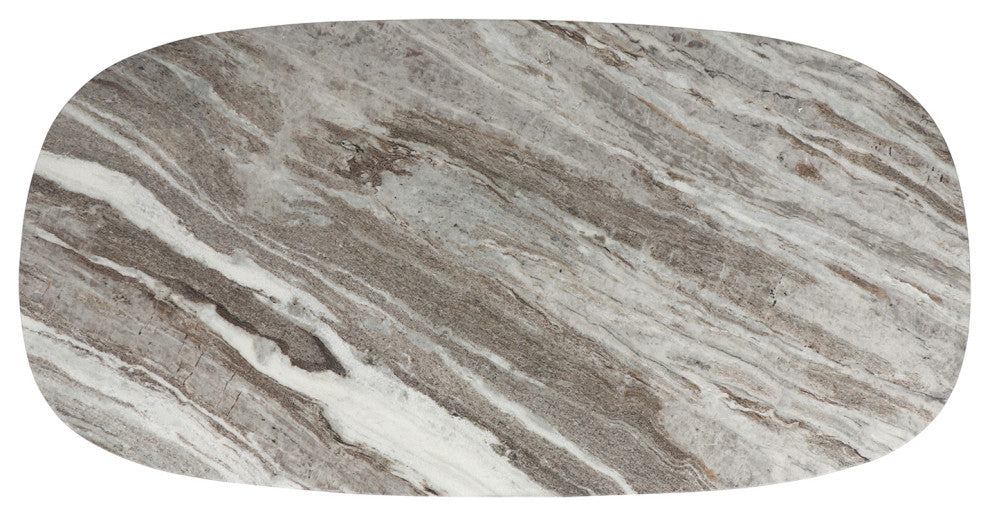 Marbelle Elliott Coffee Table, Toronto Sand Marble Finish