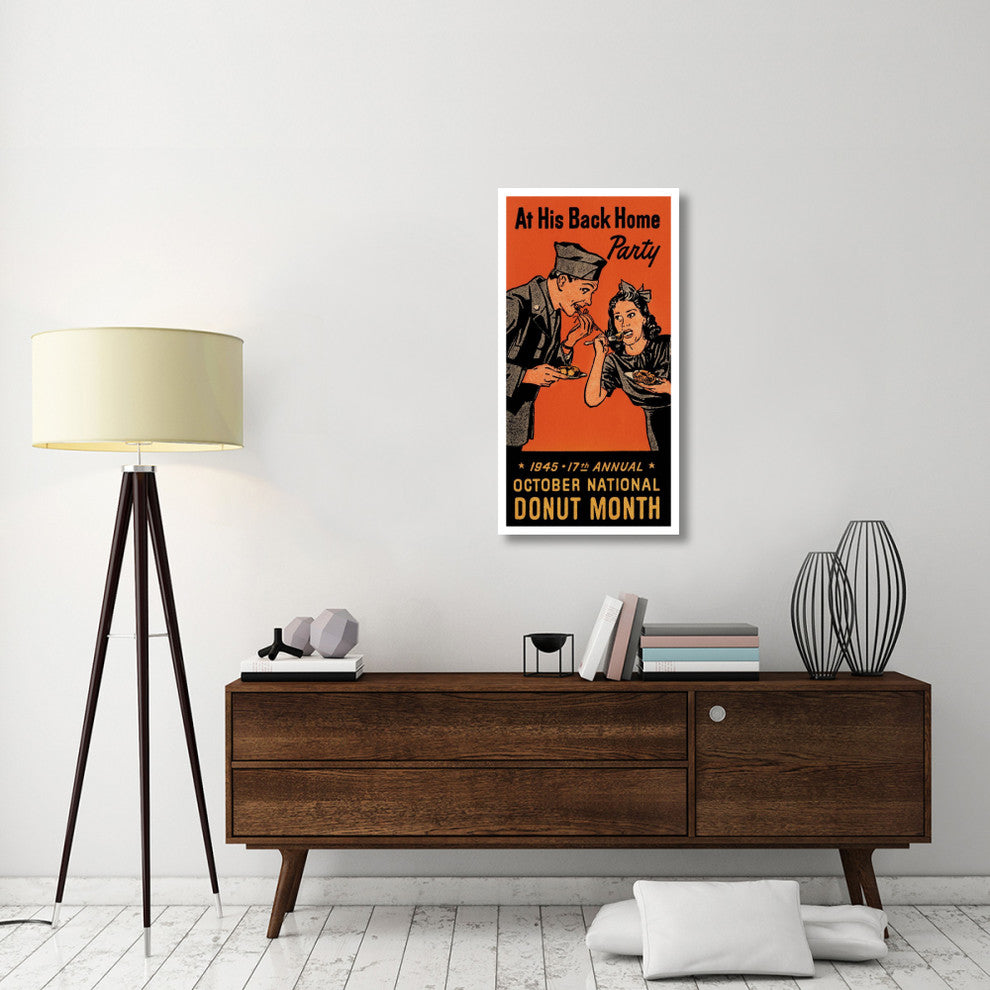 "At His Back Home Party" Digital Paper Print by Retrolabel, 22"x42"