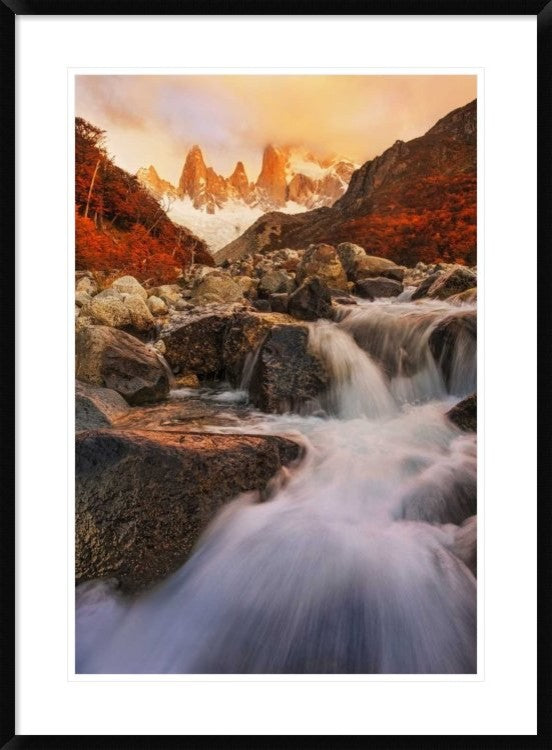 "Autumn Impression" Framed Digital Print by Yan Zhang, 28"x38"