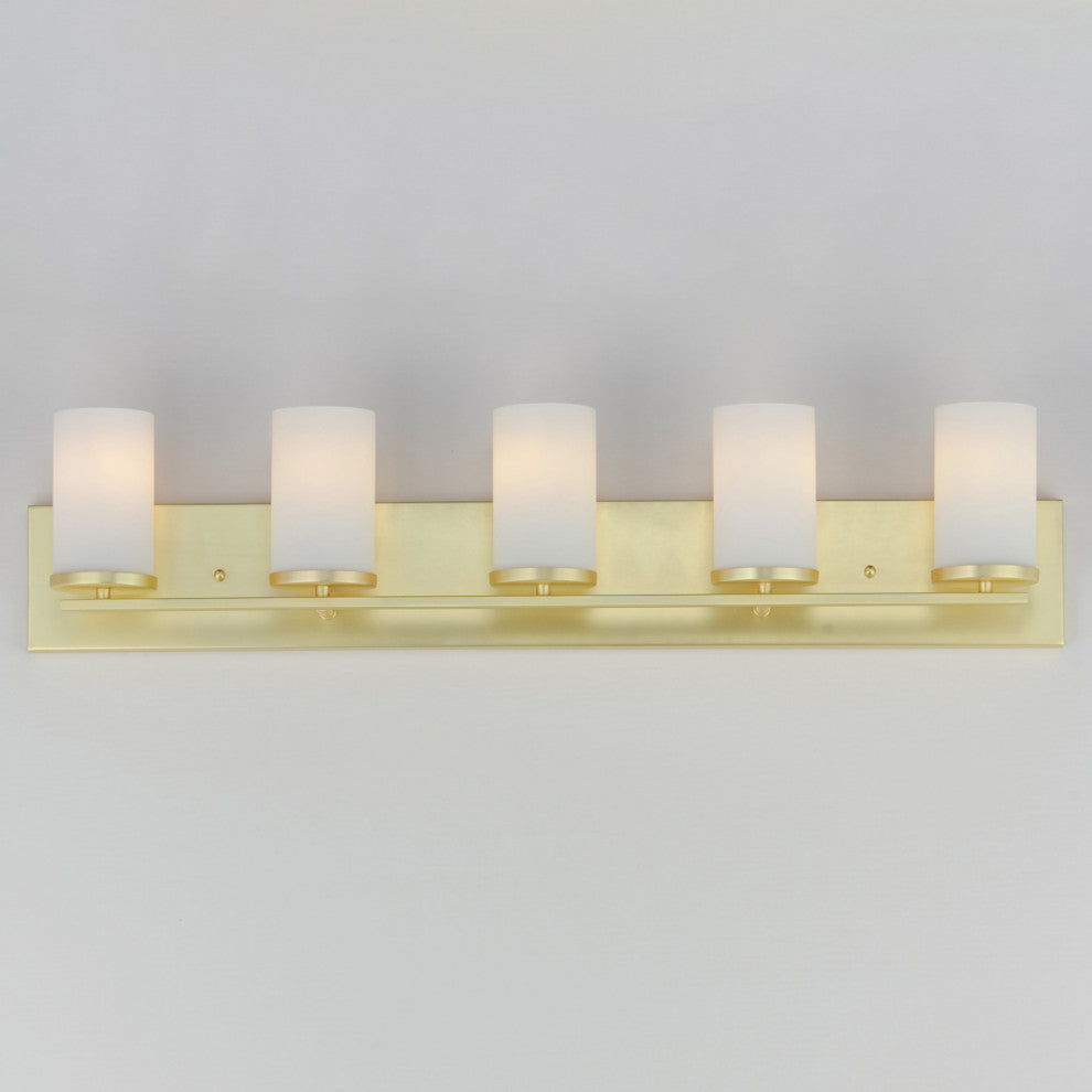 Maxim 10285 Lateral 5 Light 36"W Vanity Light - Satin Brass