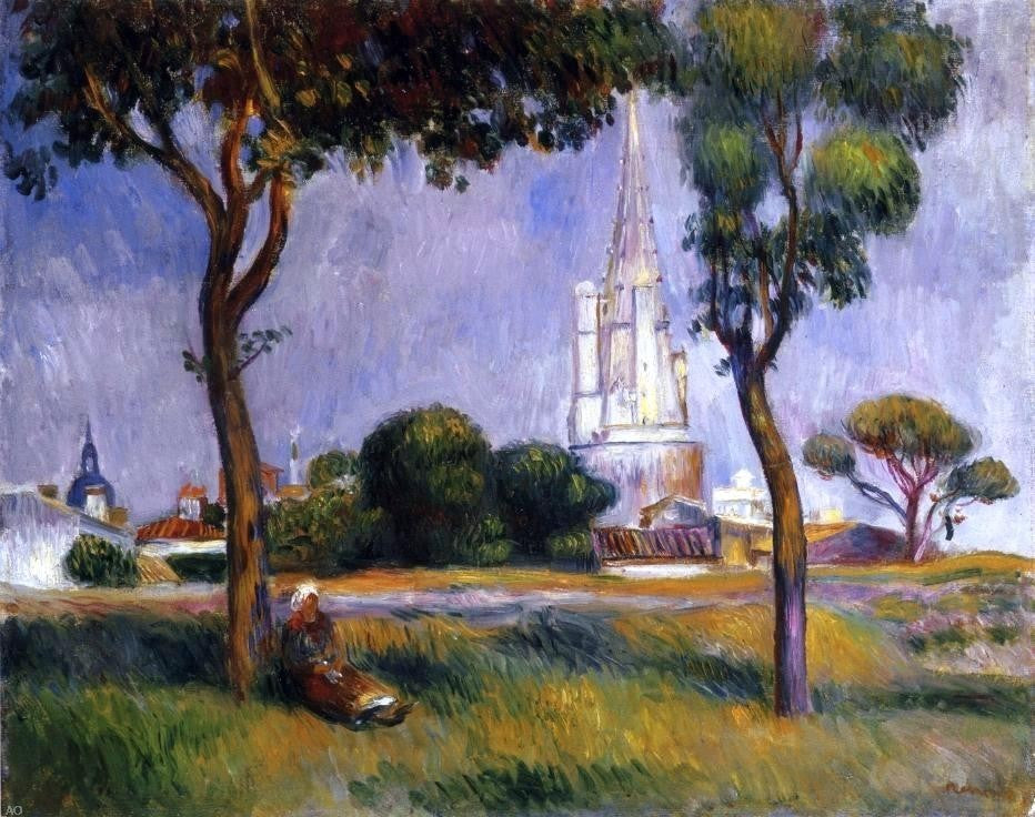 Pierre Auguste Renoir The Powder Magazine at La Rochelle Wall Decal