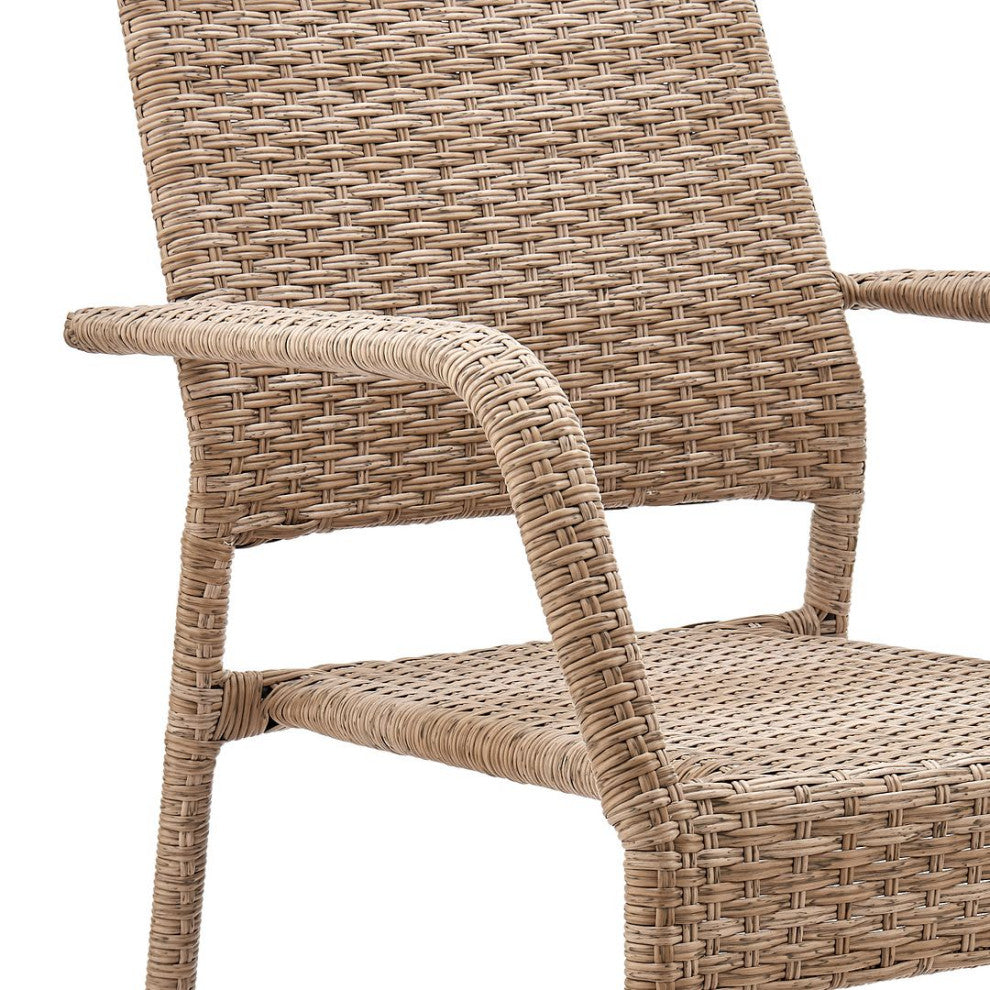Manhattan Comfort Genoa Patio Dining Armchair, Set of 2