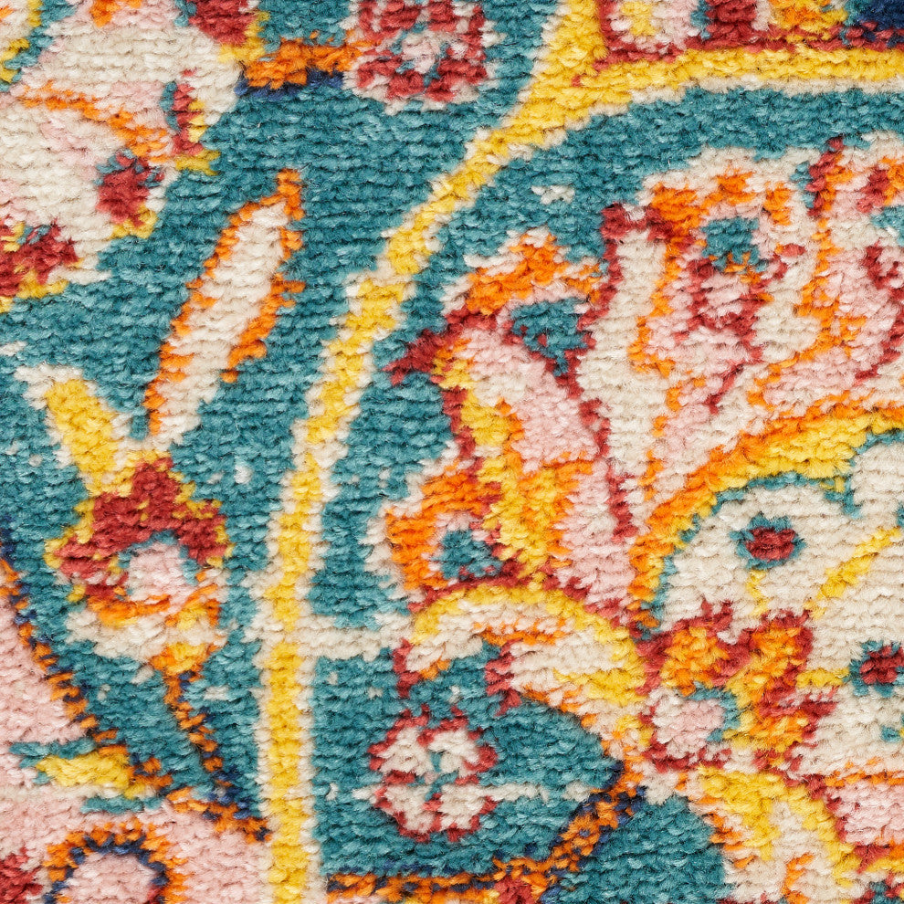Nourison Passion 8' x 10' Navy Multicolor Transitional Indoor Area Rug