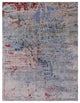 Abstract Wool & Silk Hand Knotted Rug 8' 10" X 11' 10" - Q15544