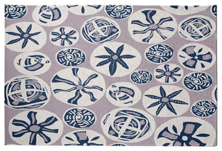 Bay Treasure Rug, Purple, 3'x5'