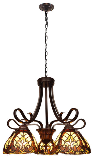 Liaison Victorian-Style 5-Light Large Chandelier 25" Wide
