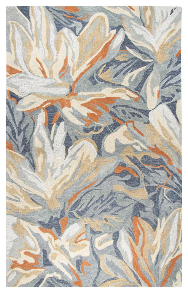 Rizzy Home MO757A Mod Area Rug 2'6"x8' Blue