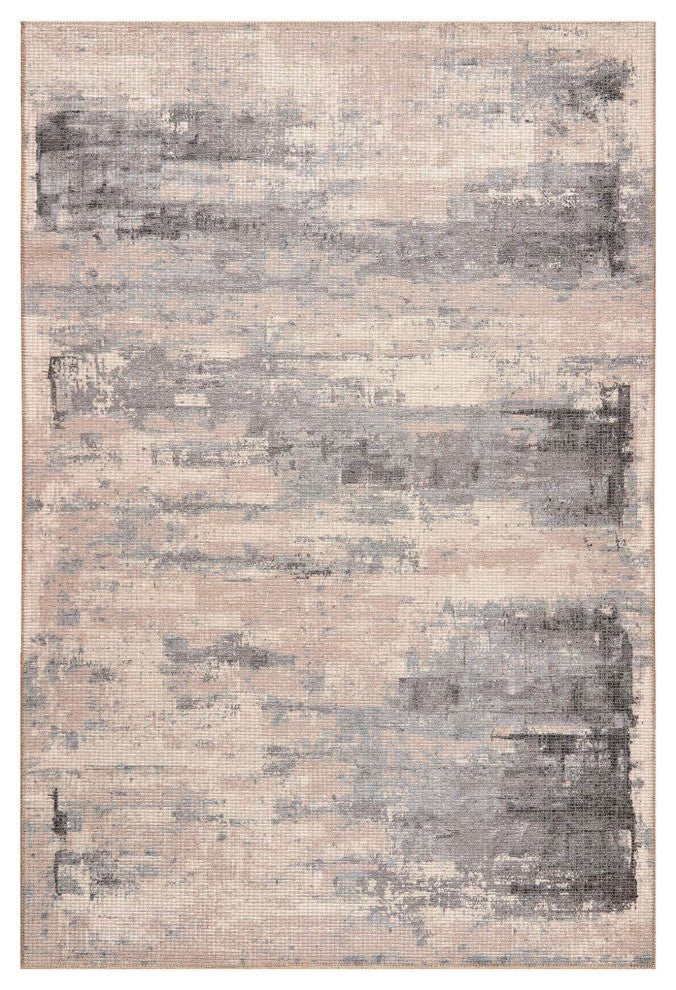 Avalon Brushstrokes Area Rug - Gray, 5'x7'6"