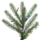 Colorado Spruce Artificial Christmas Tree , Multi-color, 14'