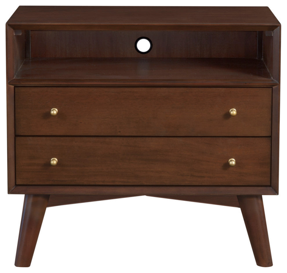 Flynn Large Nightstand, Walnut