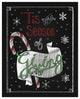 "Christmas Chalkboard III" Digital Paper Print by Elyse DeNeige, 30"x37"
