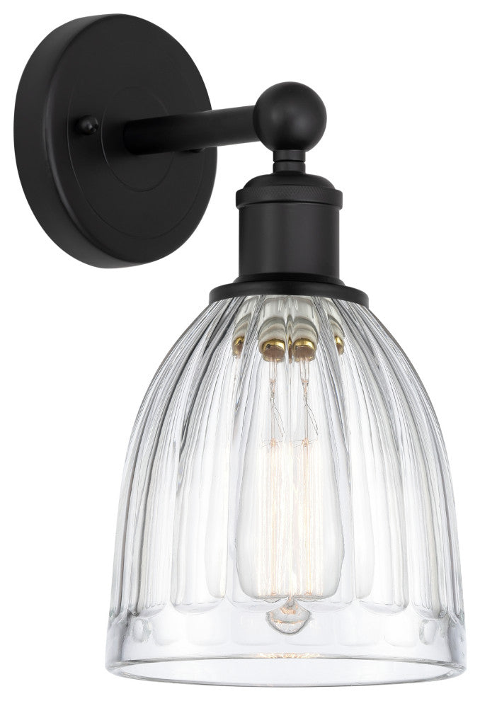 Innovations 616-1W-BK-G442 1 Light 5.75" Sconce, Matte Black