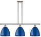 Innovations 516-3I-PN-MBD-9-BL-LED 3 Light Island Light, Polished Nickel