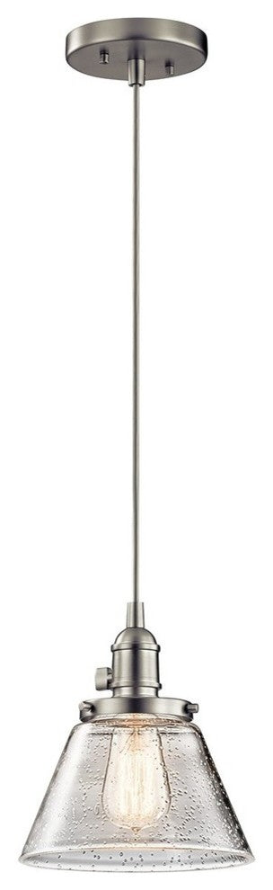 Mini Pendant 1-Light, Brushed Nickel