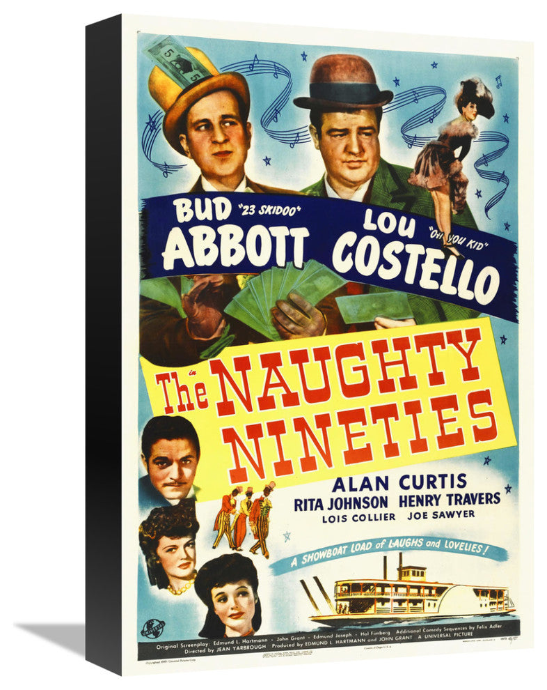 Abbott and Costello, The Naughty Nineties, 11x16