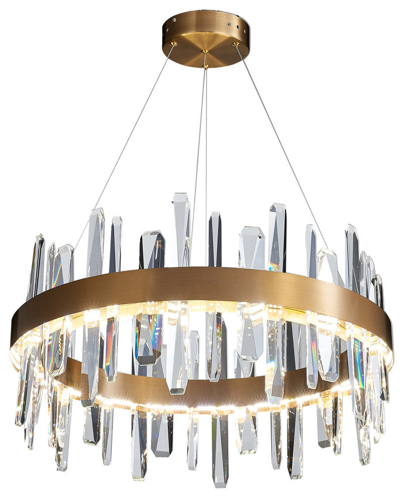BETHEL INTERNATIONAL FT71C32G 1-Light LED Chandelier