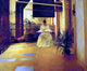 Ramon I Carbo Mujer en el patio, 20"x25" Wall Decal