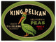 "King Pelican California Peas" Digital Paper Print by Retrolabel, 24"x19"