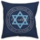 Hanukkah Circle Words 16"x16" Throw Pillow