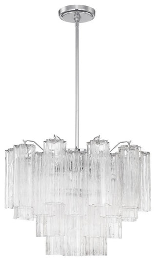CRYSTORAMA Addis 6 Light Polished Chrome Chandelier