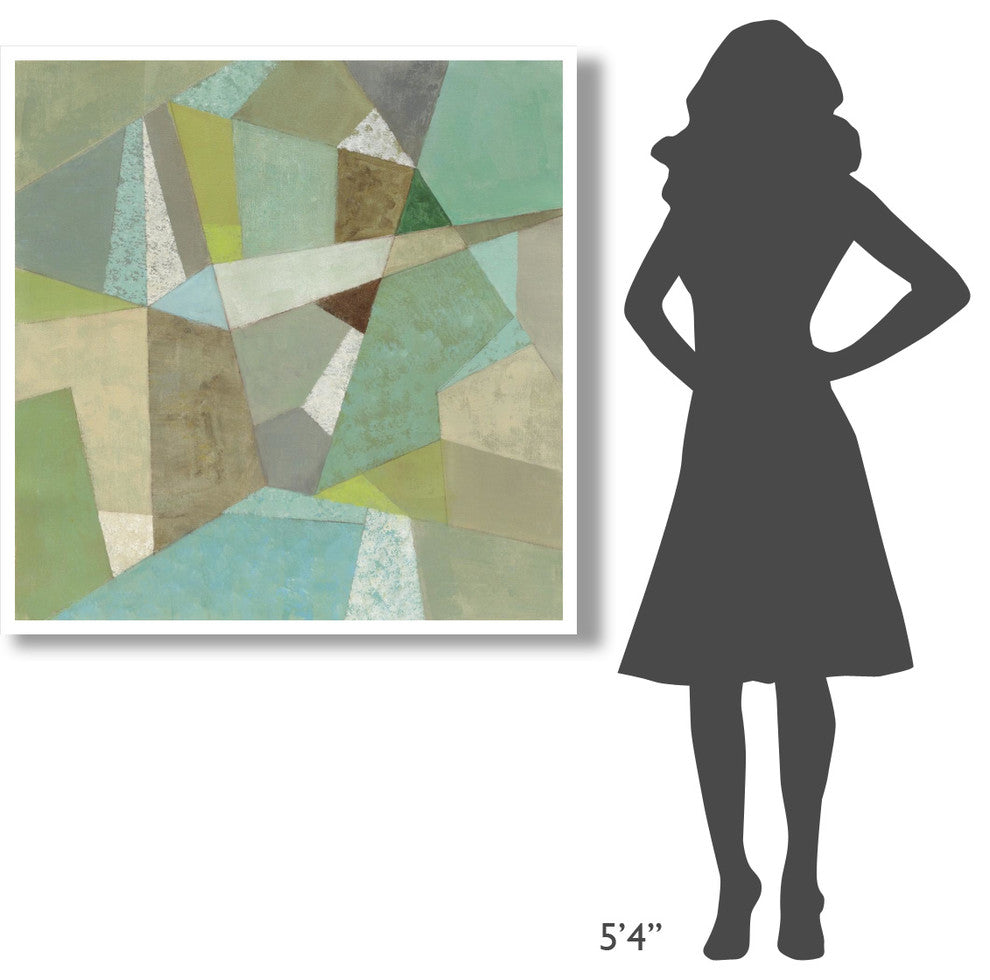 "Spa Geo Metric" Digital Paper Print by Silvia Vassileva, 42"x42"